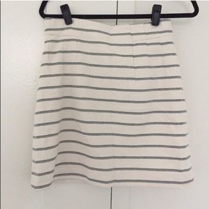 H&M Striped Skirt